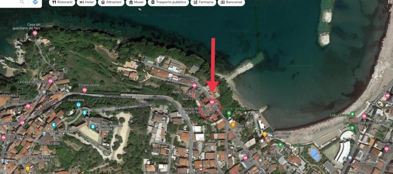Panoramic Apartments In Villa In Center "The Beach And The Cliff" 1 Agropoli Eksteriør billede