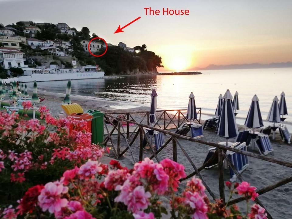 Panoramic Apartments In Villa In Center "The Beach And The Cliff" 1 Agropoli Eksteriør billede
